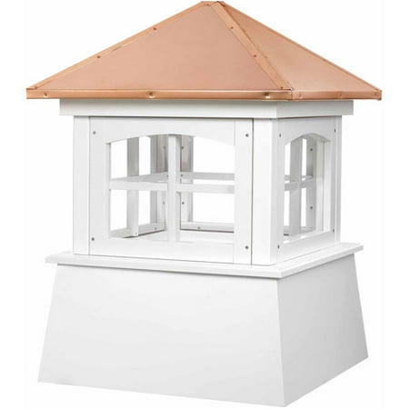 Cupola Copper Roof - Good Directions Huntington Vinyl Cupola with Copper Roof - 22