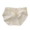 thumbnail image 2 of Bxsruta Teen Girls Cotton Mid Waist Briefs Breathable Full Coverage Panties Antibacterial Lining, 2 of 3