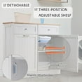 Double Tilt Out Trash Laundry Hamper Trash Can Pull