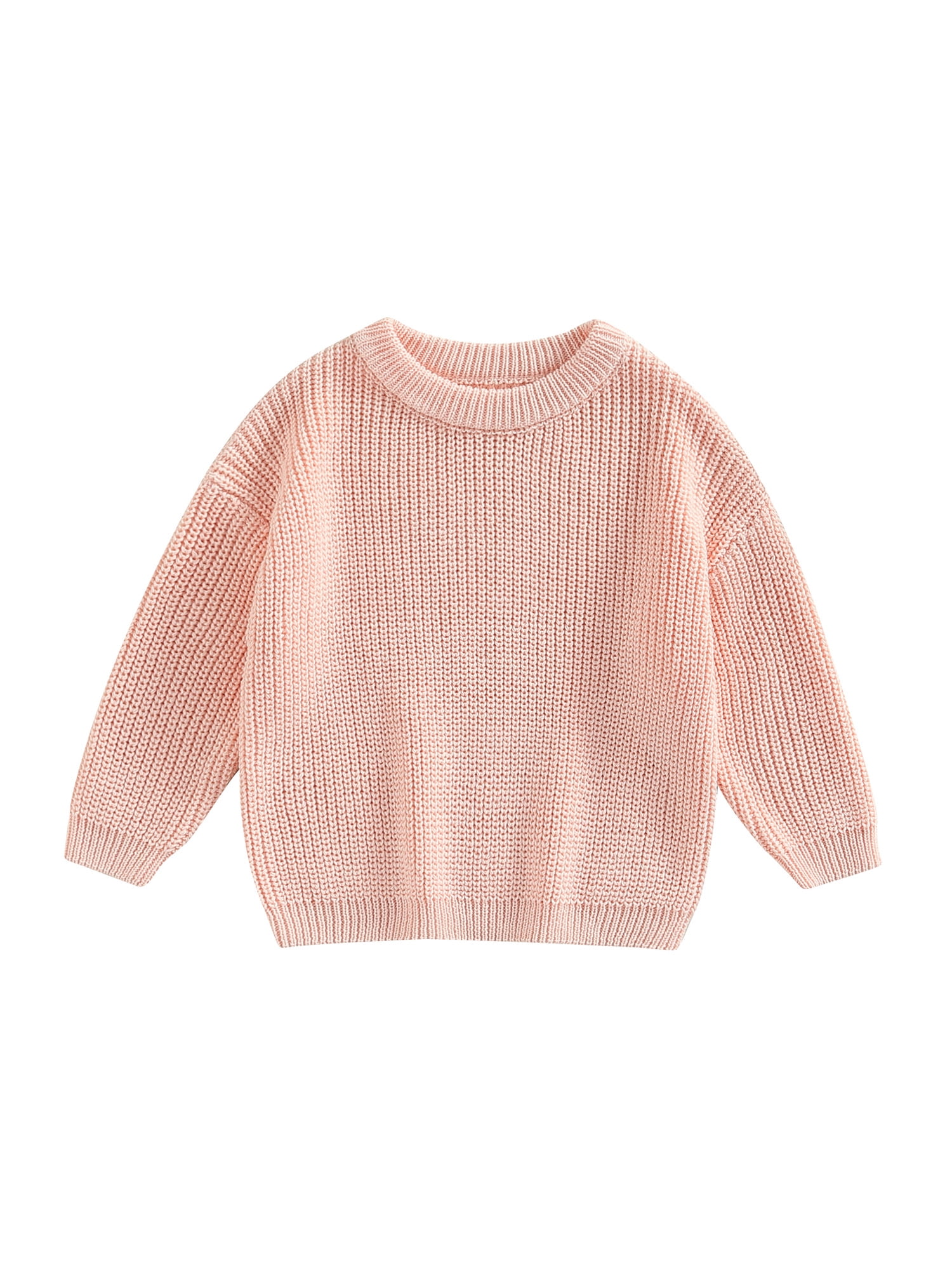 Ayalinggo Toddler Baby Girl Boy Knitted Sweater Long Sleeve Crewneck Pullover Sweatshirt Fall Winter Warm Tops Blouse 