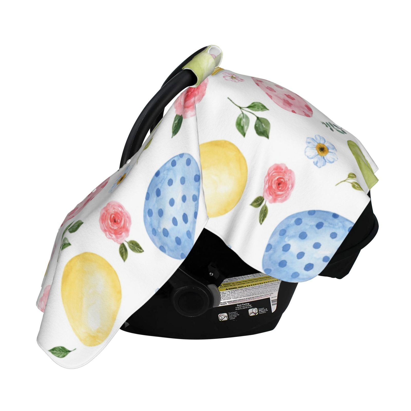 Naloa Easter Egg3 Baby Car Seat Cover, Breathable Baby Carrier Cover, Multiuse Baby Carrier Cover & Nursing Breastfeeding Cover