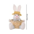 2pack LuClweCe Halloween Sale Desktop Ornament,Cute Bunny Easter Basket