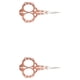 thumbnail image 1 of Tijeras de punto de cruz Kearding Retro de estilo europeo acero inoxidable mango galvanizado Oro rosa 2Conjunto, 1 of 6