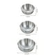 thumbnail image 3 of Stainless Steel Mixing Basin Set | Heavy Gauge Rust-Resistant Soup Bowls | 3-Piece Multi-Functional Food Prep & Storage | 850ml 1300ml 2100ml Large Flat Rim Nesting Bowls for Kitchen Camping BBQ, 3 of 9