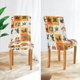 thumbnail image 3 of Yayeee 2 Pack Dining Chair Covers Stretch Parson Chairs Slipcovers Seat Protector, Cartoon Plants, 3 of 6