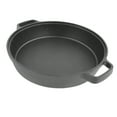 thumbnail image 5 of Xirurus Cast Iron Dutch Oven Pot Dual Loop Handle 9.84 Inches Uncoated Flat Bottom for Soup Stew Frying Pancake Induction Compatible Kitchen Cookware Black, 5 of 9