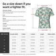 thumbnail image 4 of Naloa Lilies Flowers Men's T-Shirt Sport T-shirt Men's Basic Tee Casual Men's Shirt, Round Neck, Short Sleeves - XX-Large, 4 of 5
