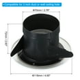 thumbnail image 2 of Unique Bargains Évent Rond de 3 Pouces, Diffuseur de Plafond Réglable pour Gril, Couvercle en ABS, Évent de Soffite à Lames avec Écran Blanc, 2 of 5