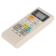 thumbnail image 3 of Air Conditioner Remote Control, White Air Conditioner Controller High Reliability Milk White ABS Durable Wear Resistant  For A75C4004 Without Battery, 3 of 8