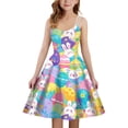 thumbnail image 5 of Kids Dresses For Girls Kids Easter Dress Round Neck Tank Tops Summer Dresses For Kids Girls Easter Dresses Size 5-6 Years, 5 of 5