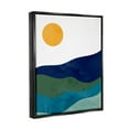 thumbnail image 4 of Stupell Industries Abstract Hills Landscape Layered Stripes Sun Shining Graphic Art Metallic Gold Floating Framed Canvas Print Wall Art, Design by Kim Allen, 4 of 5