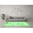 thumbnail image 3 of Ahgly Company Indoor Rectangle Abstract Emerald Green Modern Area Rugs, 2' x 3', 3 of 4