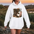 thumbnail image 4 of Kaprioy Halloween Sweatshirt for Women Ghosts Reading Books Graphic Long Sleeve Sweater Cute Spooky Bookish Hoodies White, XL, 4 of 6