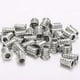 thumbnail image 5 of Tornillos para muebles para maderas blandas, insertos de madera roscados de aleación de zinc, unidad de casquillo hexagonal, fácil instalación, conector de fijación de perno, 100 piezas, 5 of 5