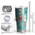 thumbnail image 6 of 30oz Green Christmas Baking Pattern Tumblers Stainless Steel Tumbler with Lid and Straw,Vacuum Insulated Double Wall Travel Tumbler Cups Mug with Cleaning Brush for Coffee,Tea, 6 of 7