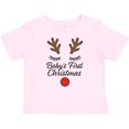 thumbnail image 3 of Inktastic My First Christmas Reindeer Boys or Girls Baby T-Shirt, 3 of 5