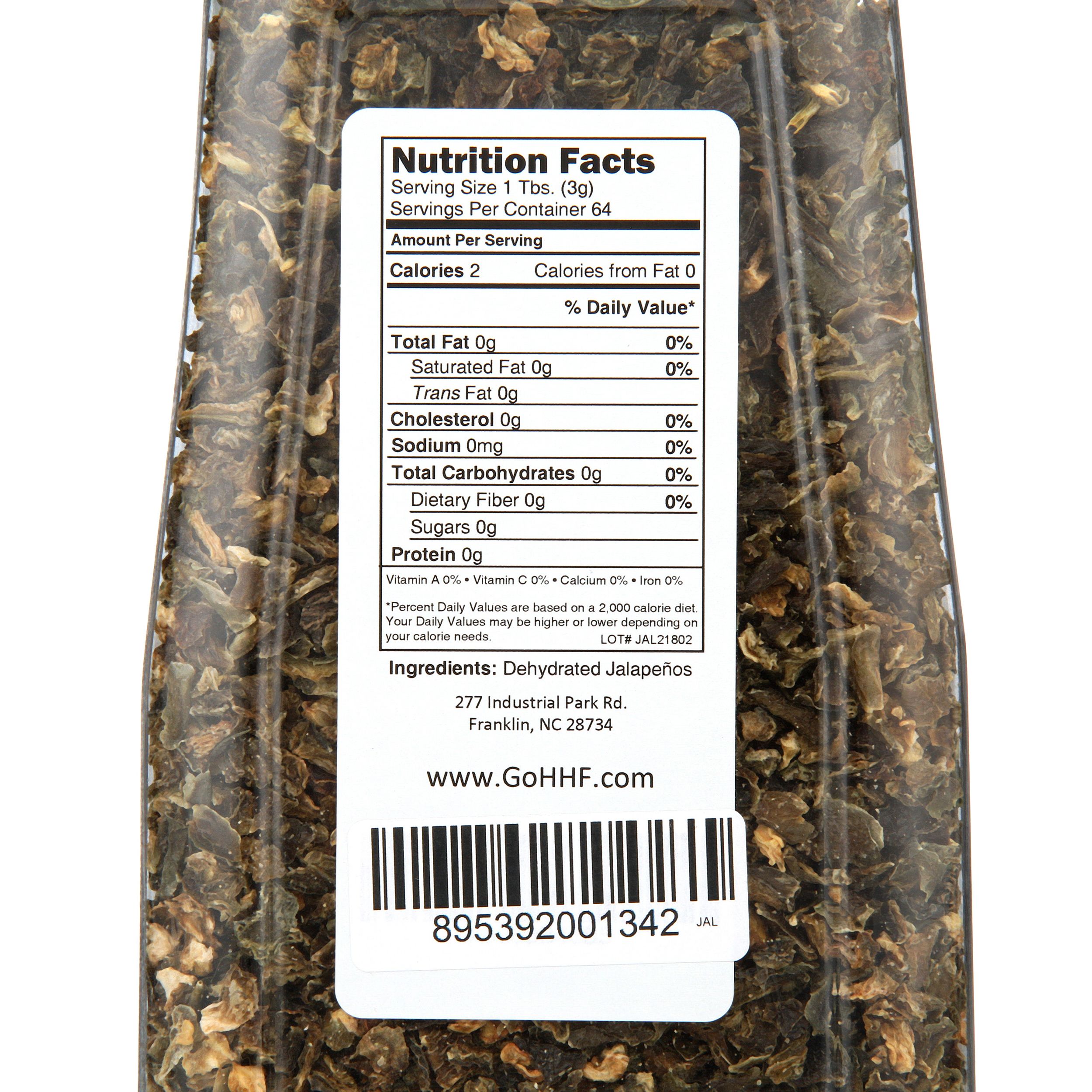 Dehydrated Diced Jalapeno Peppers (1 lb.) [JALAPENO] - $16.05