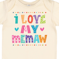 thumbnail image 4 of Inktastic I Love My Memaw Gift for Granddaughter Girls Baby Bodysuit, 4 of 5