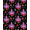Black, Pattern 3, variant on ODIKA 4' x 6' Machine Washable Non-Slip Area Rug, Psychedelic Peace High Traffic Rug, Red, 651722