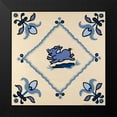 thumbnail image 2 of Shunyam, van Steveninck 12x12 Black Modern Framed Museum Art Print Titled - Delft blue pigs II, 2 of 5
