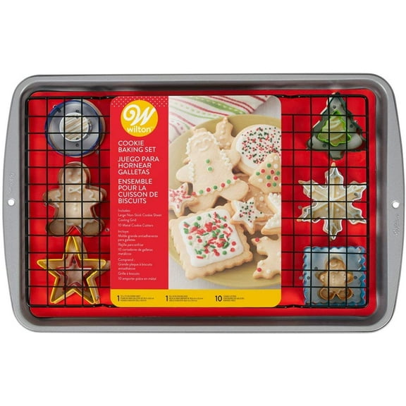 Wilton Happy Holidays Cookie Baking Set, 12-Piece
