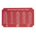 thumbnail image 2 of Dianhelloya Premium Boxwood Kitchen Ornament with Baking Measurement Conversion Chart – Durable Wooden Baking Tool, Gift for Home Cooks & Baking Enthusiasts, 2 of 8