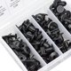 thumbnail image 3 of 100 clips de remache de plástico, sujetadores de protección de remaches de plástico (negro, blanco), 3 of 5
