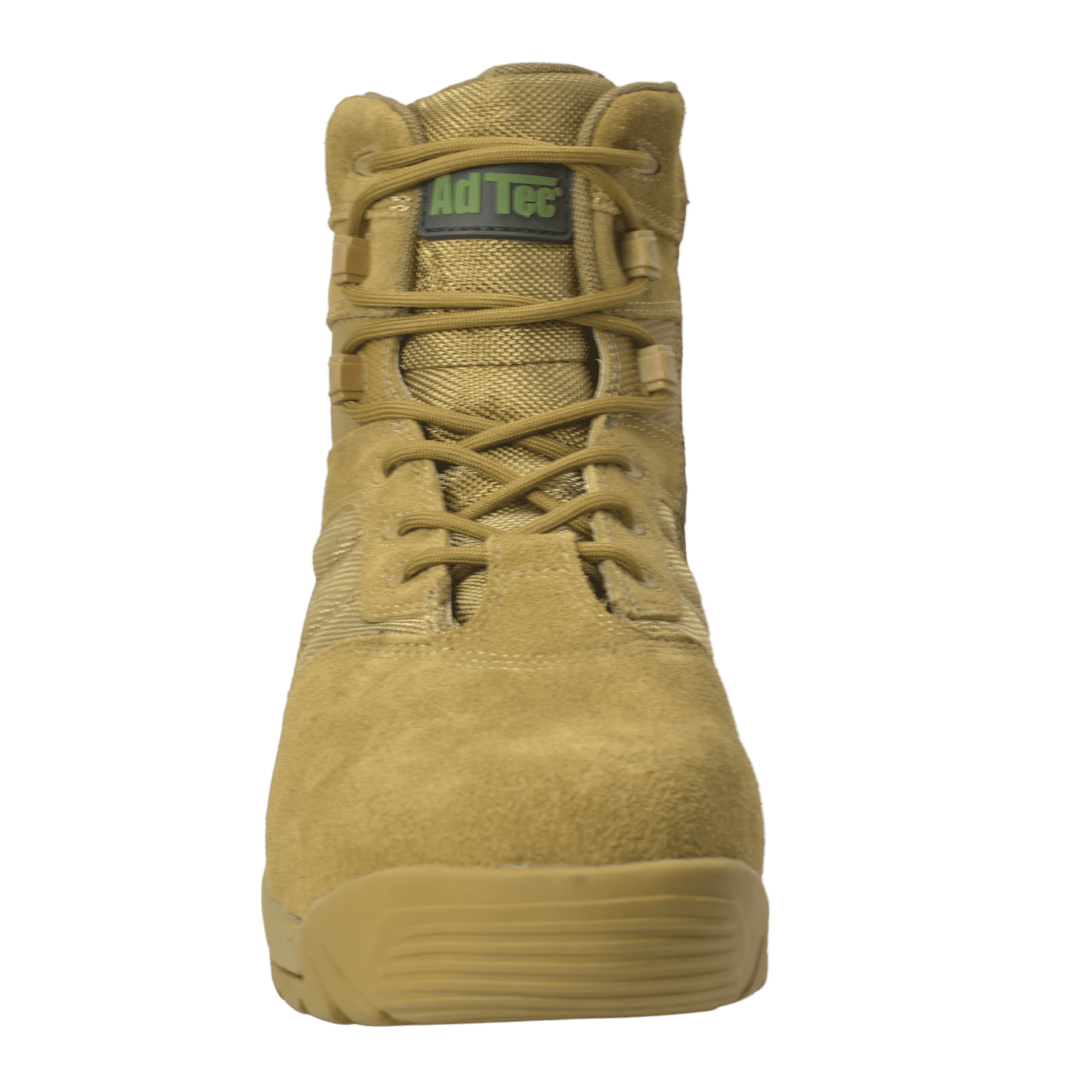 Men's 6" Suede Leather Side Zipper Tactical Boot, Coyote