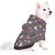 thumbnail image 2 of Fotbe Snowflake Fox Sudadera con Estampado para Perros Pequeños – Suéter con Capucha para Mascotas, Tela Suave de Forro Polar con Bolsillo-Large, 2 of 7
