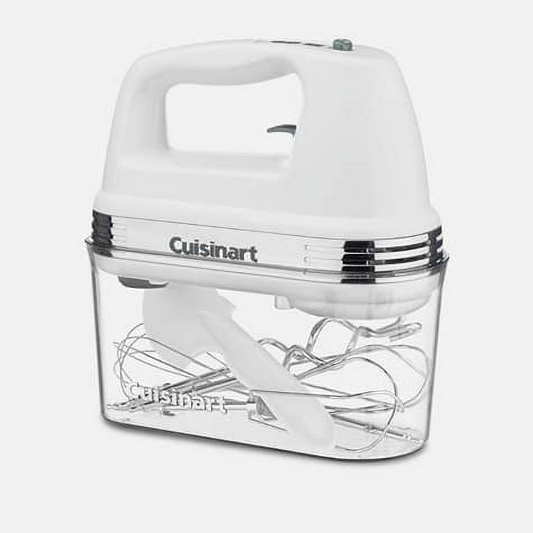 Cuisinart HM-70 Power Advantage 7-Speed Hand Mixer, Silver,White