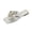 Silver, variant on Xfvqtps Womens Flip Flops Flat Thong Sandals Heart Charm Metallic Toe Slide Casual Shoes for Spring Summer Simple Stylish