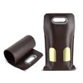 thumbnail image 3 of Bolsa de Transporte para Botellas de Vino NikouMX de Cuero PU Rojo, 3 of 8