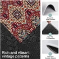 thumbnail image 3 of Red Boho Ethnic Geometric Pattern Kitchen Rugs Sets Of 3,Kitchen Runner Rugs Non Skid Washable,Decorative Kitchen Floor Mats for Kitchen,Sink,Laundry,17"x30"+ 17"x47" + 17"x59", 3 of 6