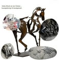 thumbnail image 3 of Rustic Standing Horse Statue, Horse Metal Statue, Gift For Horse Rider, Horse Sculpture Metal Led Animal Sculpture Home Restaurant Decoration Housewar, 3 of 3