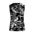 thumbnail image 6 of DDAPJ pyju Mens Camo Printed Hooded Tank Top Sleeveless Hoodies Lightweight Casual Gym Workout Shirts Cooling Muscle Tee Shirt Black S, 6 of 8