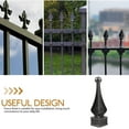 thumbnail image 4 of SHINYPASING 1Set Black Conical Fence Decorations for Homeowners Yard Protection, 4 of 8