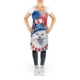 thumbnail image 2 of Carolines Treasures DAC5640APRON 30 x 27 in. American Eskimo Patriotic American Apron, 2 of 5
