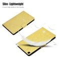thumbnail image 3 of Allytech Galaxy Tab A 8.0 Case 2019 Released SM-T290 T295, Glitter Bling PU Leather Slim Shell Multi Angle Stand Shockproof Cover for Girls Women for Samsung Galaxy Tab A 8.0 2019 T290, Gold, 3 of 5