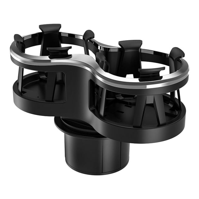 Car Cup Holder Adjustable Expandable Water Bottle Holder Vehicle Drink Organizer Solar Abs Scalable Extender Adapter for Auto Accessories