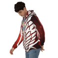 thumbnail image 3 of Attack On Titan Men's Hoodie With Color Drawstrings Sweatshirt Hooded Pullover Print Winter Coat Jacket Xx-Large, 3 of 9