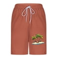 thumbnail image 4 of Mens Swim Shorts with Compression Liner 4-Way Stretch Bathing Suit Hawaiian Beach Swimming Shorts 2 in 1 Men's Swim Trunks with Pockets Quick Drying Elastic Waist Boardshorts S-3XL, 4 of 6