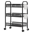 thumbnail image 3 of Zxareky 5 Tier Stackable Metal Mesh Storage Basket with 360 Degree Wheels, 3 of 11