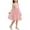 E238-Pink, variant on hengsof Daisy Print Mesh Dress for Toddlers Stylish Sleeveless Suspender Summer Dress Suitable for Children Aged 1-10