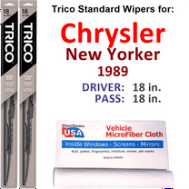 1989 Chrysler New Yorker Wiper Blades (Set of 2)