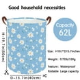 thumbnail image 4 of Kids Laundry Hamper,Flower Laundry Basket,Girls Nursery Hamper,Waterproof Storage Bin for Bedroom,Toys Organizer,Room Decor(Flower), 4 of 4