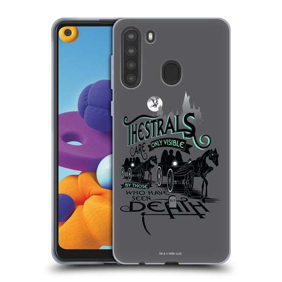 Head Case Designs Officially Licensed Harry Potter Deathly Hallows XVIII Thestrals Soft Gel Case Compatible with Samsung Galaxy A21 (2020)