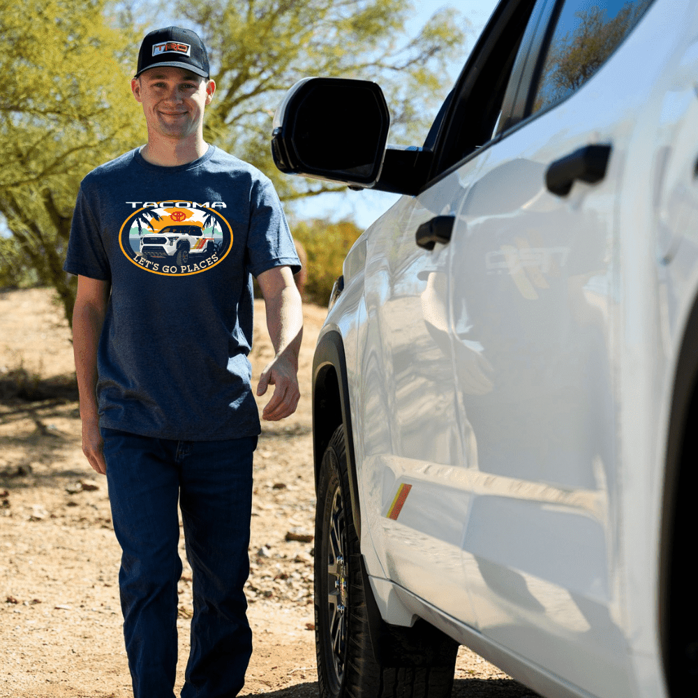 Toyota Tacoma Let's Go Places Pick-Up Truck Beach Tee