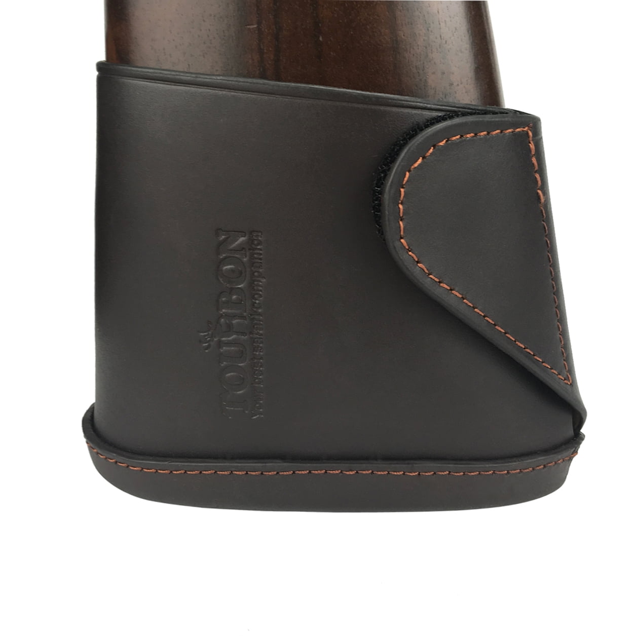 Genuine Leather Brown Butt Pad Magpul Recoil Slip On Buttstock Shotgun Gun New 