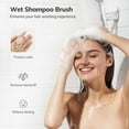 thumbnail image 5 of Sndyi Silicone Scalp Massager Shampoo Brush, Hair Scrubber with Soft Silicone Bristles, Scalp Scrubber/Exfoliator for Dandruff Removal, Wet Dry Scalp Brush for Hair Growth & Scalp Care, Oatmeal, 5 of 7
