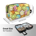 thumbnail image 4 of XMXT Large Capacity Makeup Bag, Watercolor Donut Pattern Storage Bags Travel Toiletry Cosmetic Bag for Women Men, 4 of 9